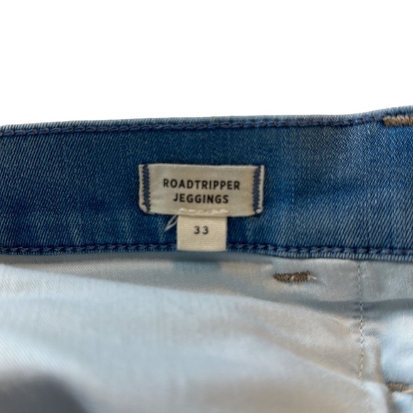 Madewell High-Rise Roadtripper Light Wash Supersoft Jeggings - Size 33 - Picture 7 of 13